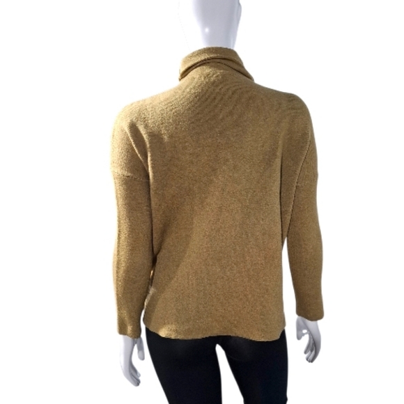 J Jill Top Sweater Textured Cowl Neck Womens Small Minimalist Capsule Career - Picture 4 of 11